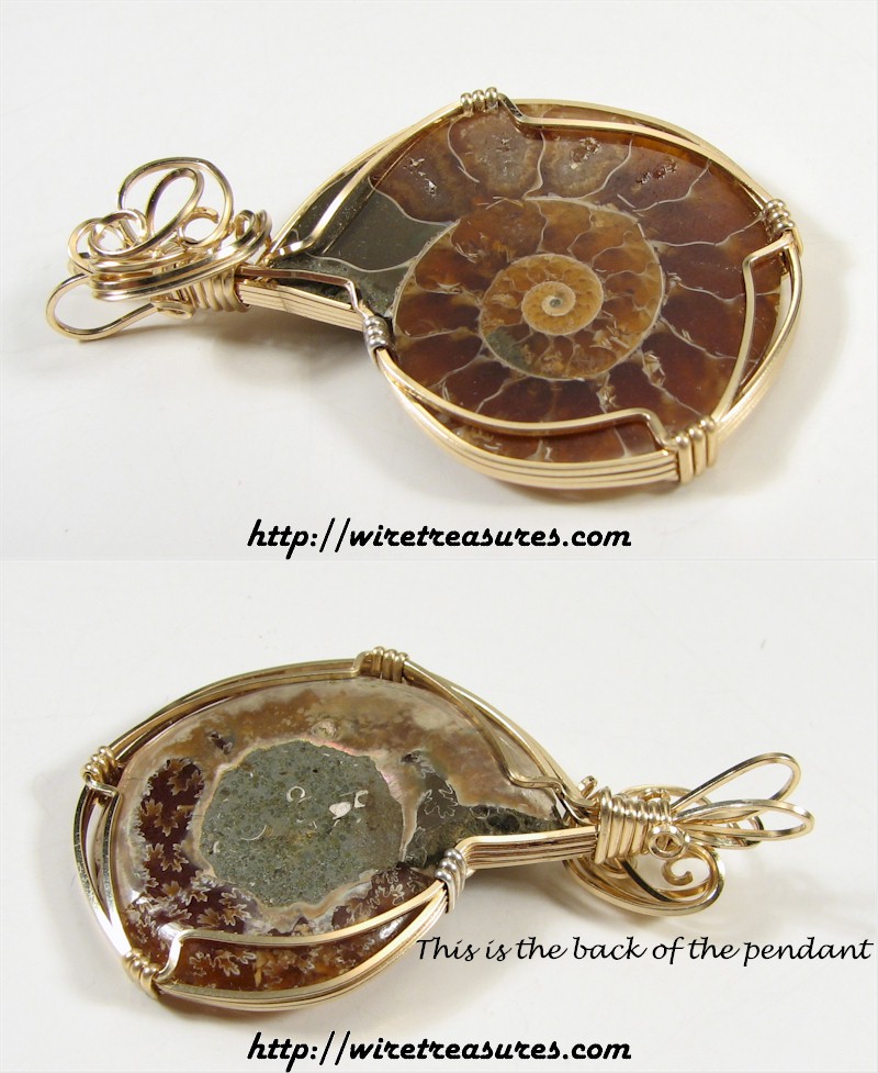 Ammonite Fossil Pendant