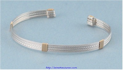 Cuff-Style Wire Bracelet