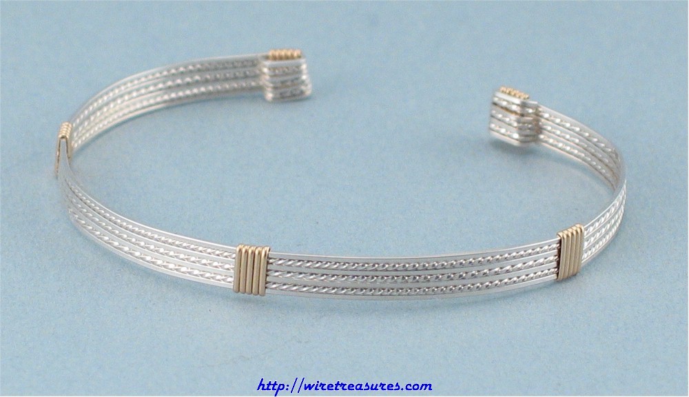 Seven-Wire Cuff Bracelet