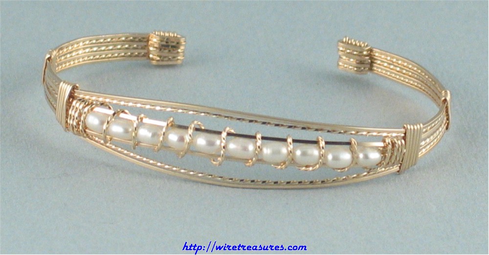 Freshwater Pearl Cuff Bracelet