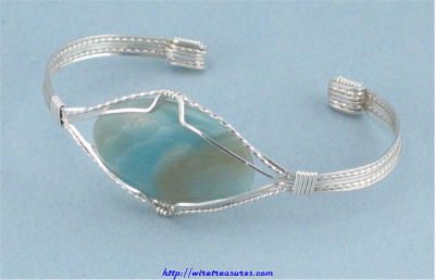 Cabochon Cuff Bracelet