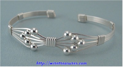 Ten-Bead Cuff Bracelet