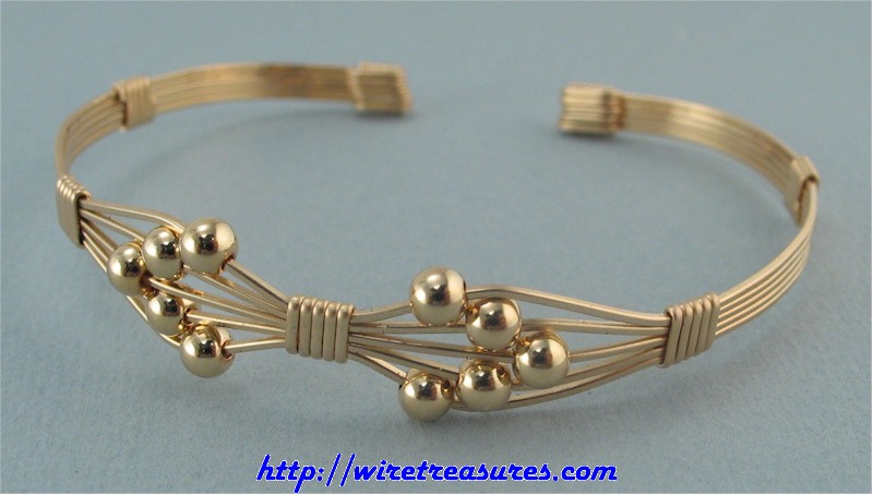 Ten-Bead Cuff Bracelet