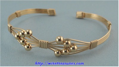 Ten-Bead Cuff Bracelet