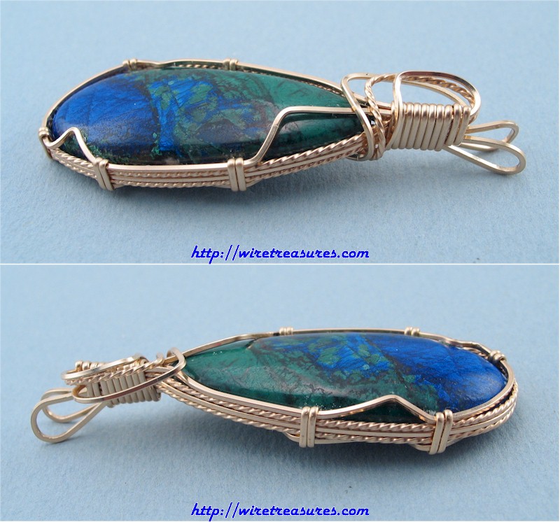 Malachite & Azurite Pendant