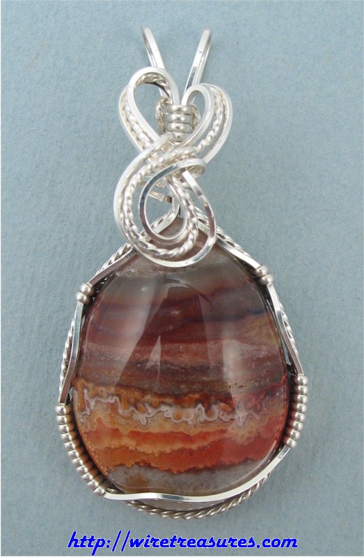 Lace Agate Pendant