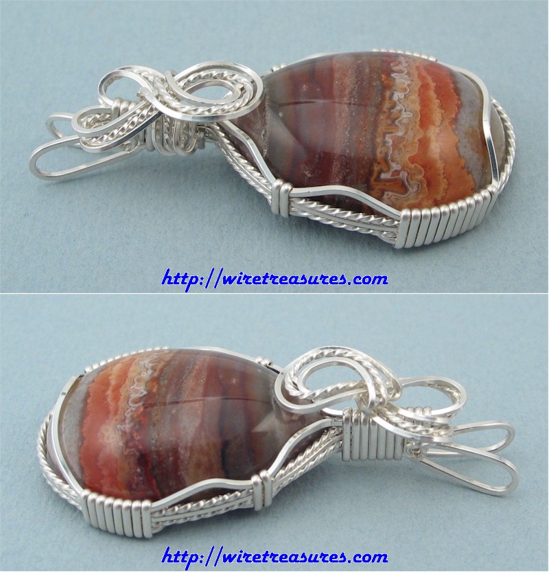 Lace Agate Pendant