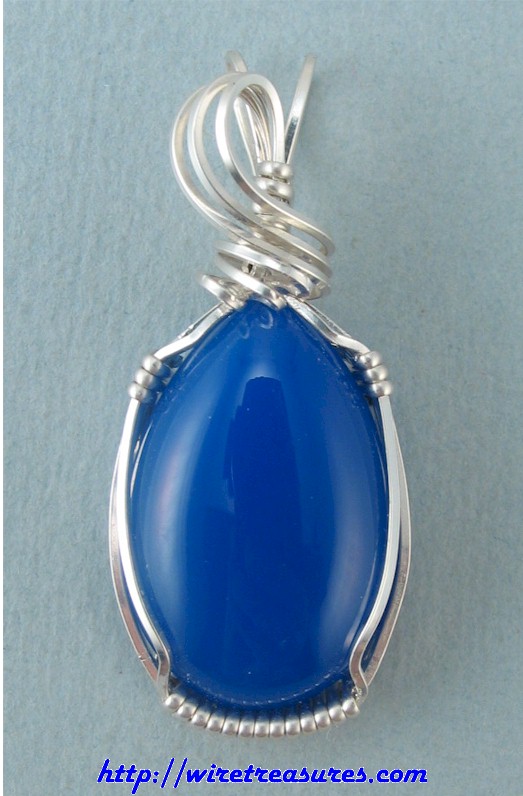 Blue Agate Pendant