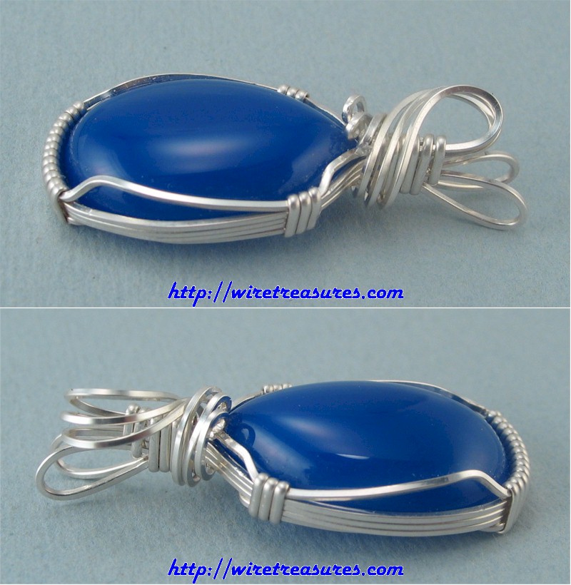 Blue Agate Pendant