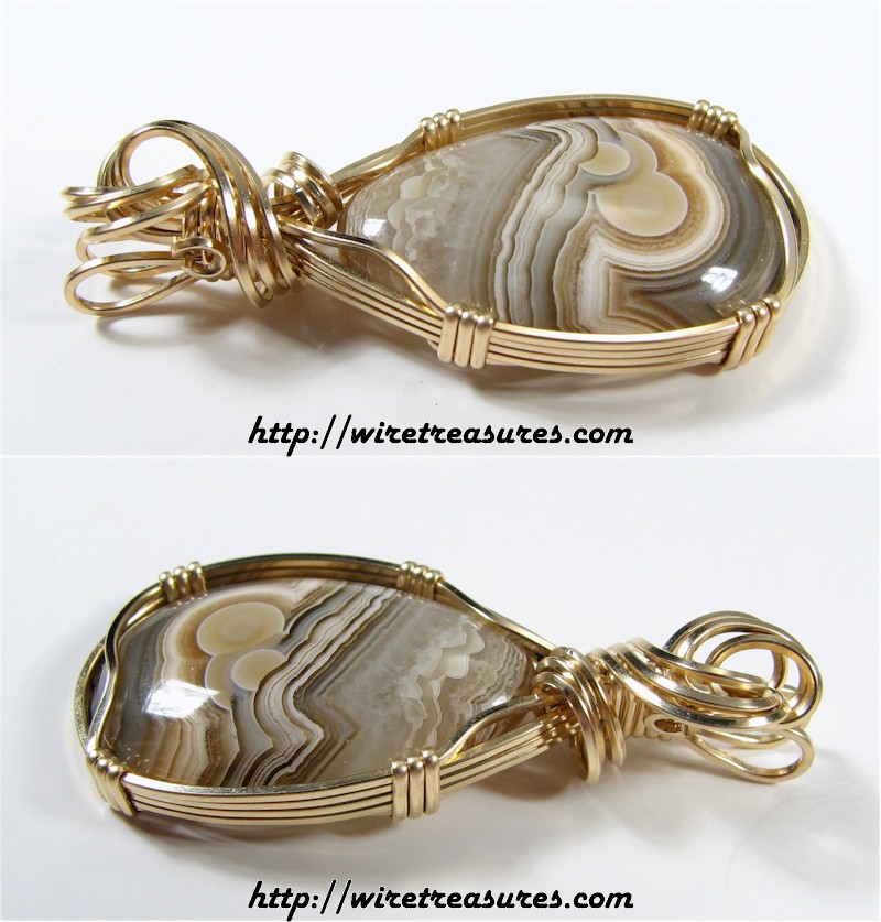 Lace Agate Pendant