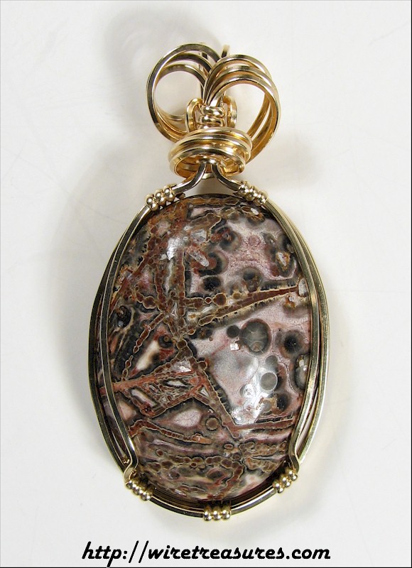 Leopardskin Jasper Pendant