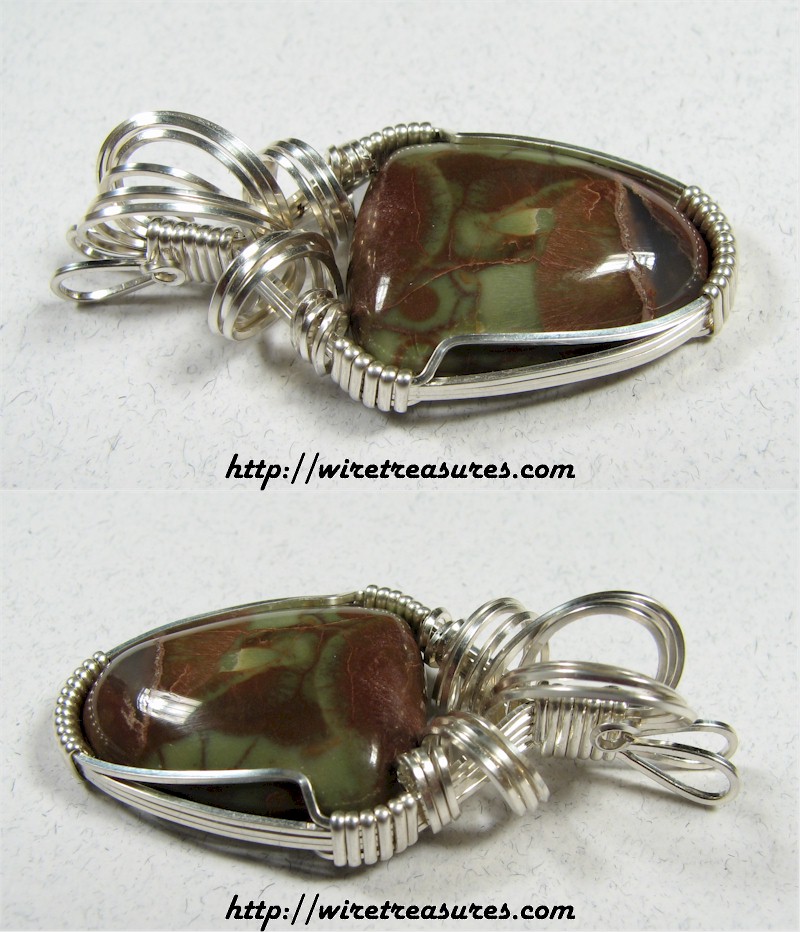 Spiderweb Jasper Pendant