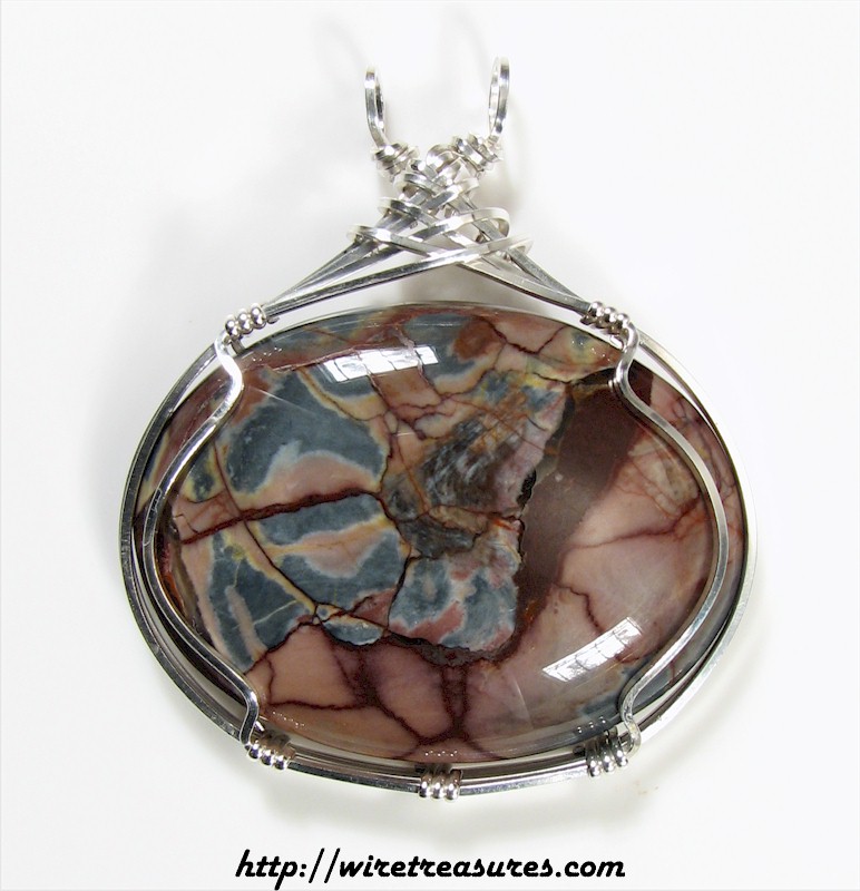 Butterfly Wing Jasper Pendant