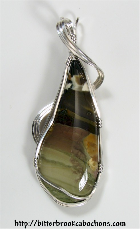 Blue Mountain Jasper Pendant