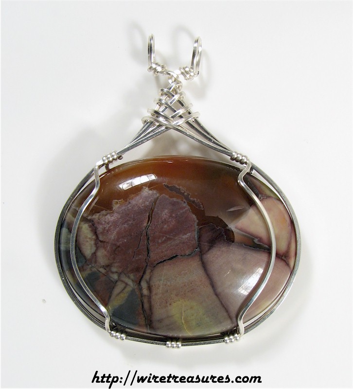 Butterfly Wing Jasper Pendant