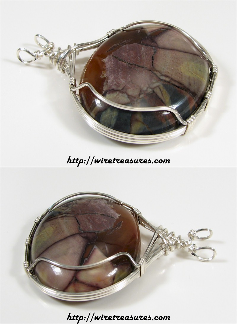 Butterfly Wing Jasper Pendant