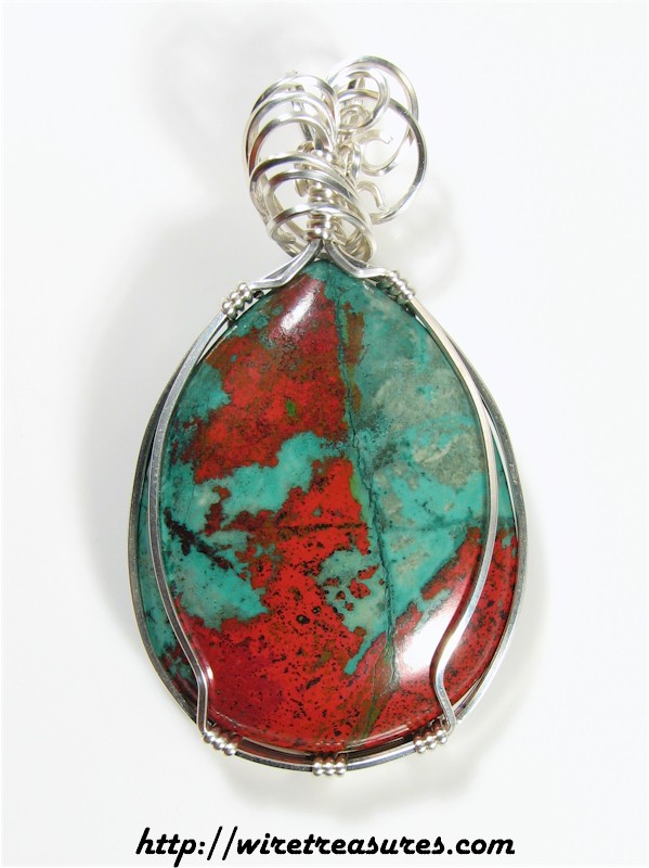 Chrysocolla & Cuprite Pendant