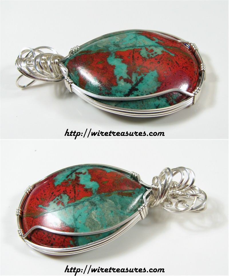 Chrysocolla & Cuprite Pendant