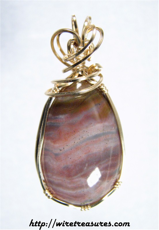 Ocean Wave Jasper Pendant