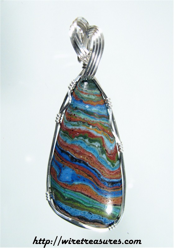 Rainbow Cal Silica Pendant