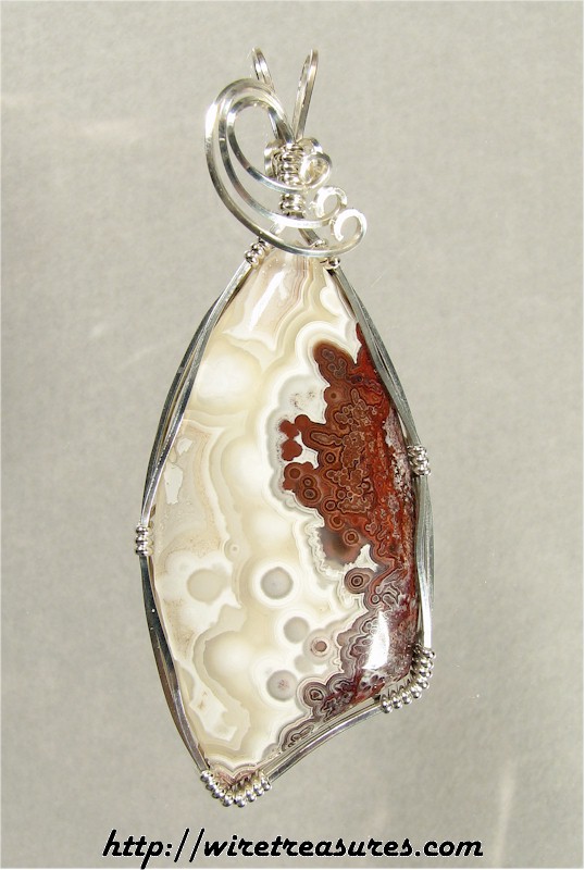 Lace Agate Pendant