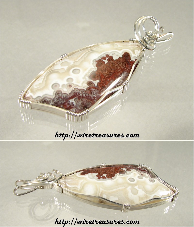 Lace Agate Pendant