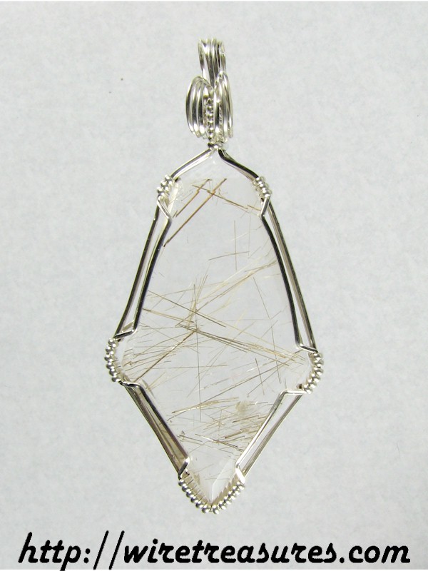 Rutilated Quartz Pendant