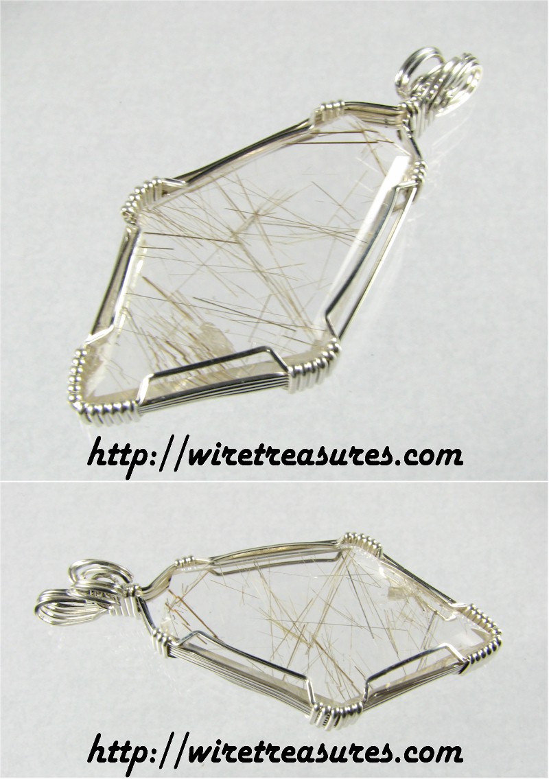 Rutilated Quartz Pendant