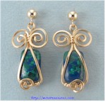 Malachite & Azurite Earrings