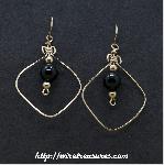 Onyx "Bead-in-a-Box" Earrings