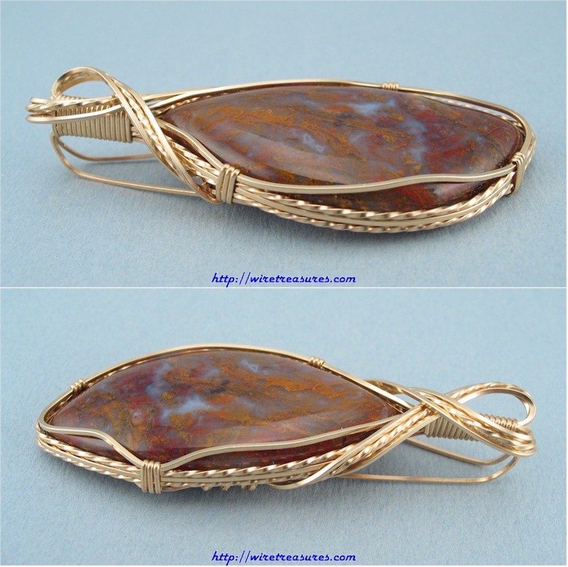 Mount Broadhead Agate Pendant