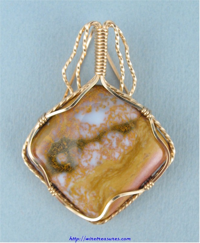 Kabamby Ocean Jasper Pendant