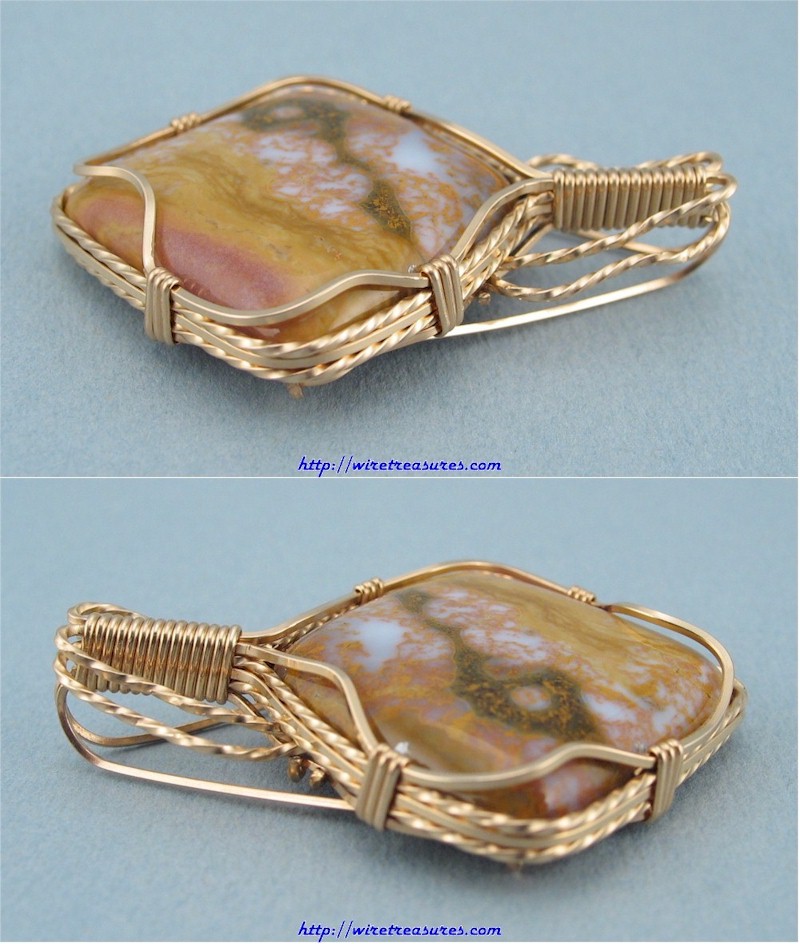 Kabamby Ocean Jasper Pendant