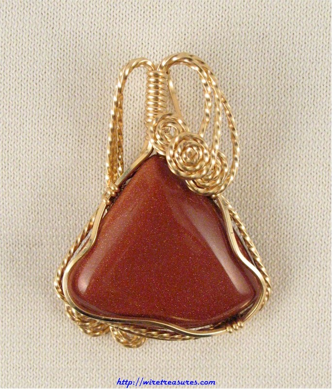 Goldstone Pendant