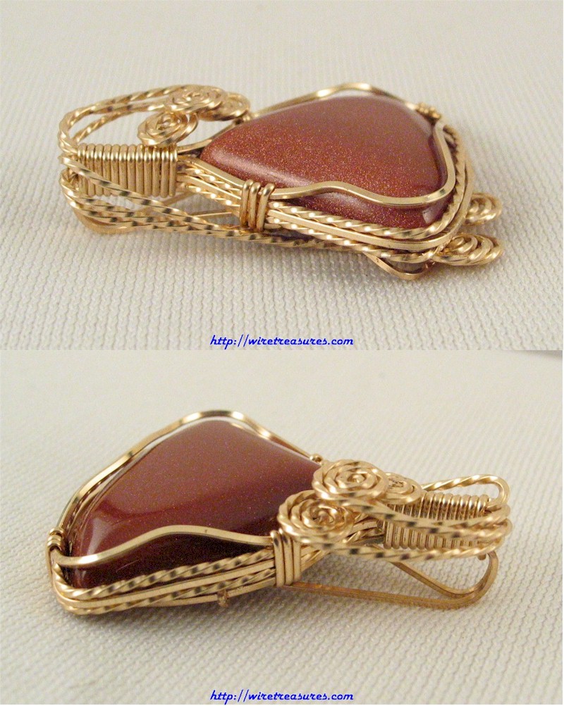 Goldstone Pendant