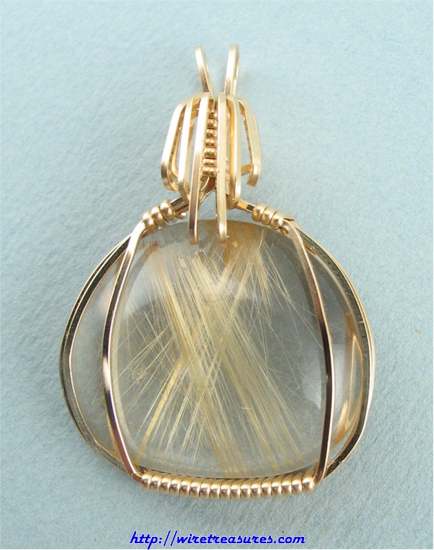 Rutilated Quartz Pendant