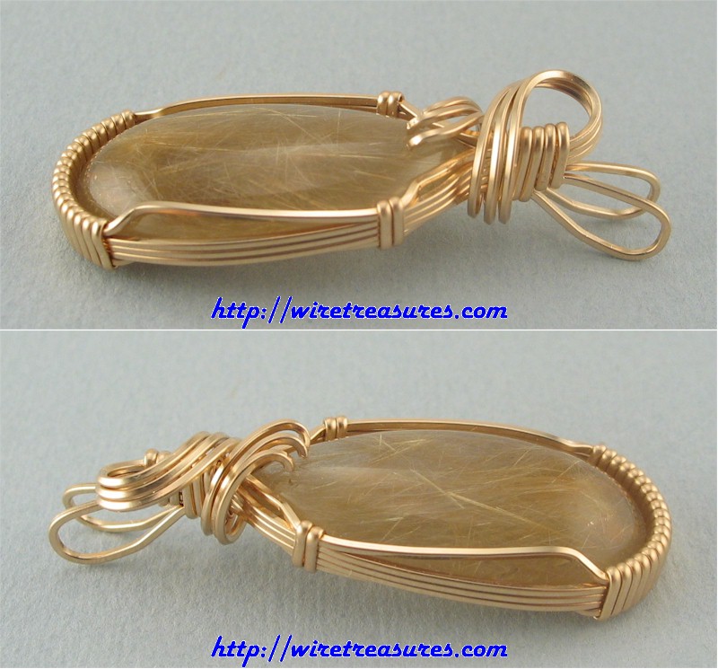 Rutilated Quartz Pendant