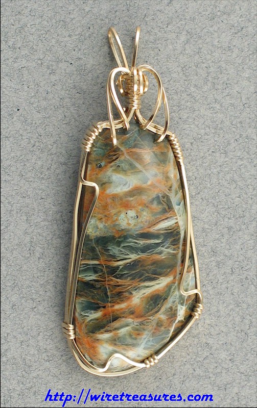 Plasma Agate Pendant