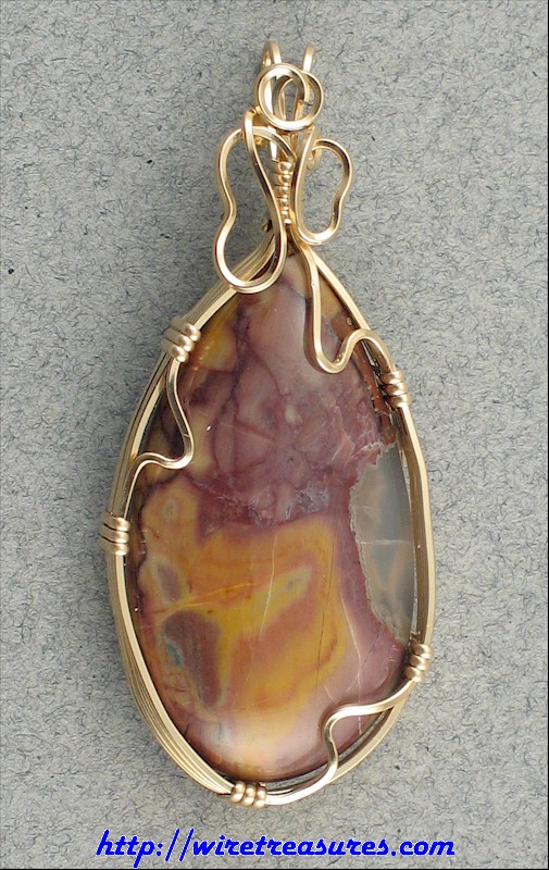 Butterfly Wing Jasper Pendant