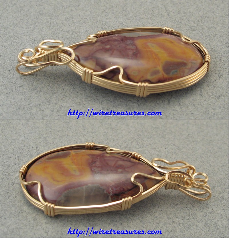 Butterfly Wing Jasper Pendant