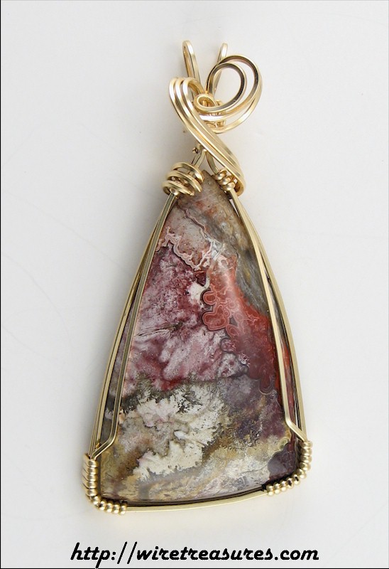 Lace Agate Pendant