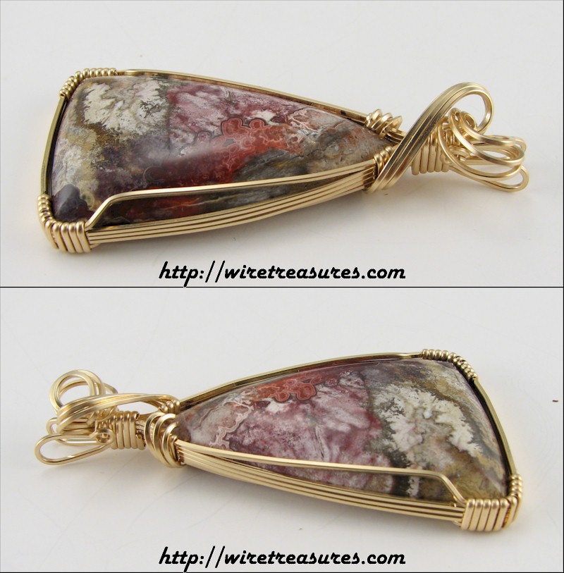 Lace Agate Pendant