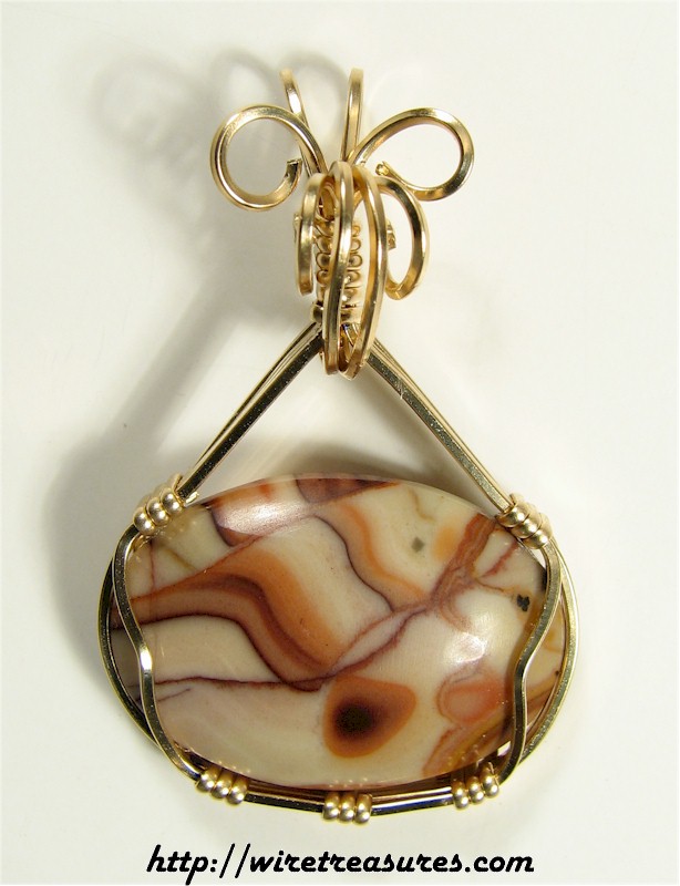 Picture Jasper Pendant