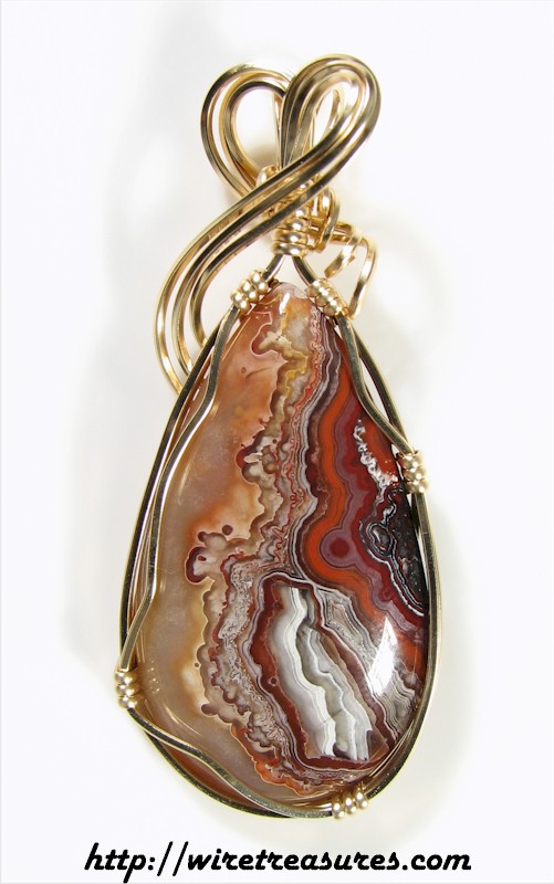 Lace Agate Pendant