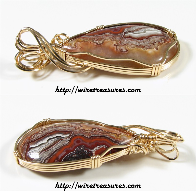 Lace Agate Pendant