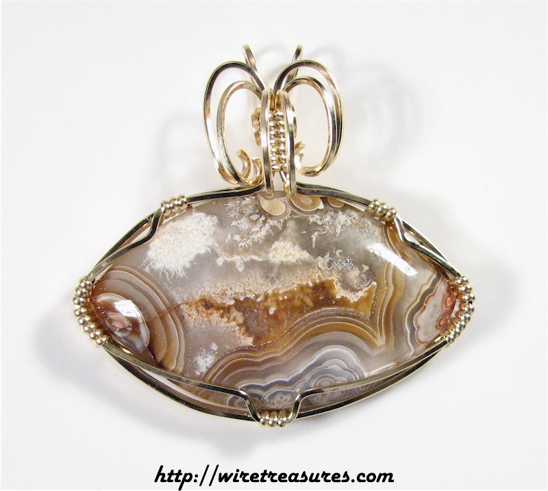 Lace Agate Pendant