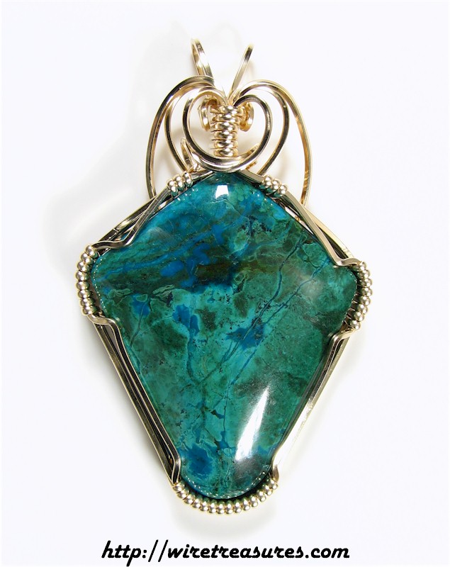 Chrysocolla & Malachite Pendant