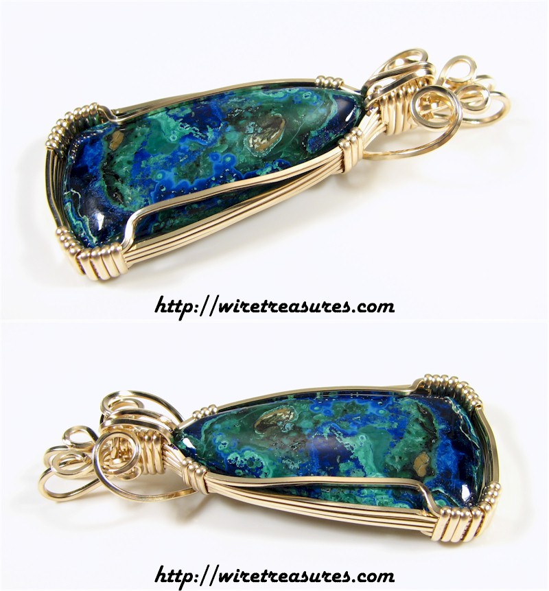 Malachite & Azurite Pendant