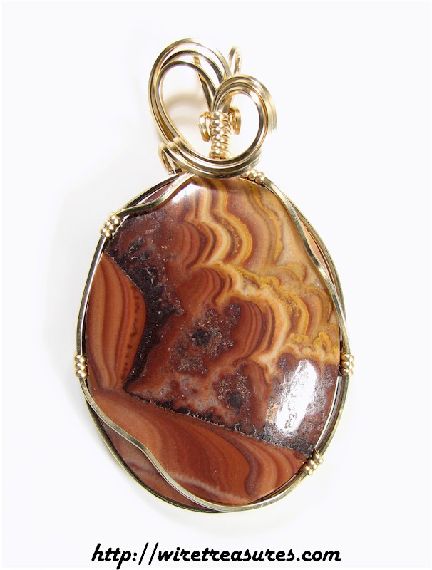 Picture Jasper Pendant