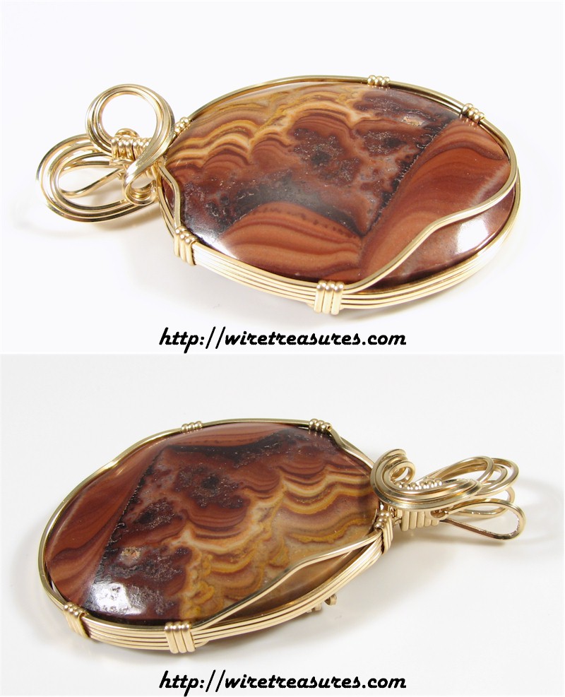 Picture Jasper Pendant